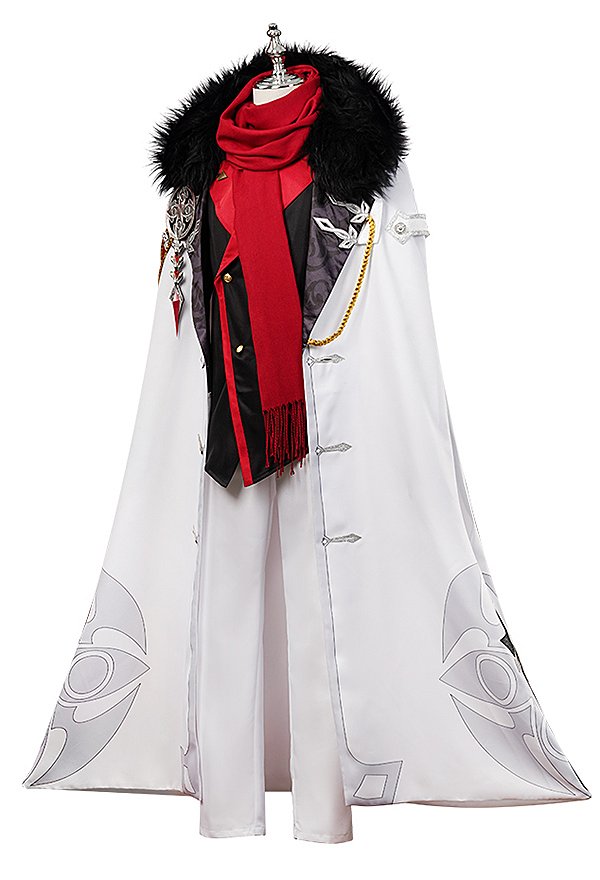 Genshin Impact Tartaglia Childe Cosplay Costume Eleventh Fatui Harbinger Outfit Set