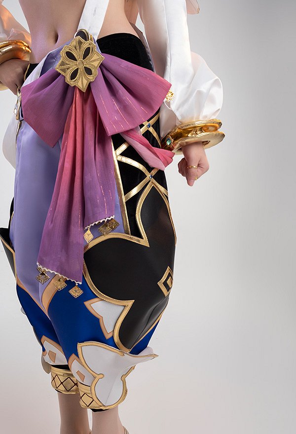 Genshin Impact Dori Cosplay Costume Top and Pants Set Genshin Impact Dori Cosplay Costume Top and Pants Set