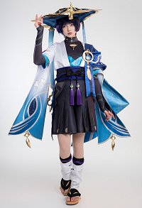 Genshin Impact Scaramouche Cosplay Game Hosen Taillen Zubehör Kurz Umhang Beinen Zubehör Set Cosplay Kostüm