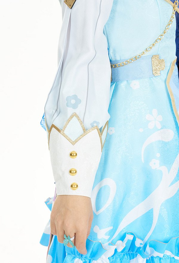 Genshin Impact Costume de Cosplay Kamisato Ayaka Springbloom Missive Robe Ensemble Genshin Impact Costume de Cosplay Kamisato Ayaka Springbloom Missive Robe Ensemble