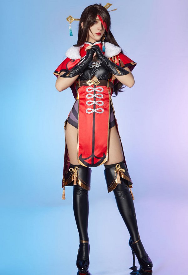 Genshin Impact Beidou Uncrowned Lord of the Ocean Cosplay Costume Dress Cloak Set Genshin Impact Beidou Uncrowned Lord of the Ocean Cosplay Costume Dress Cloak Set