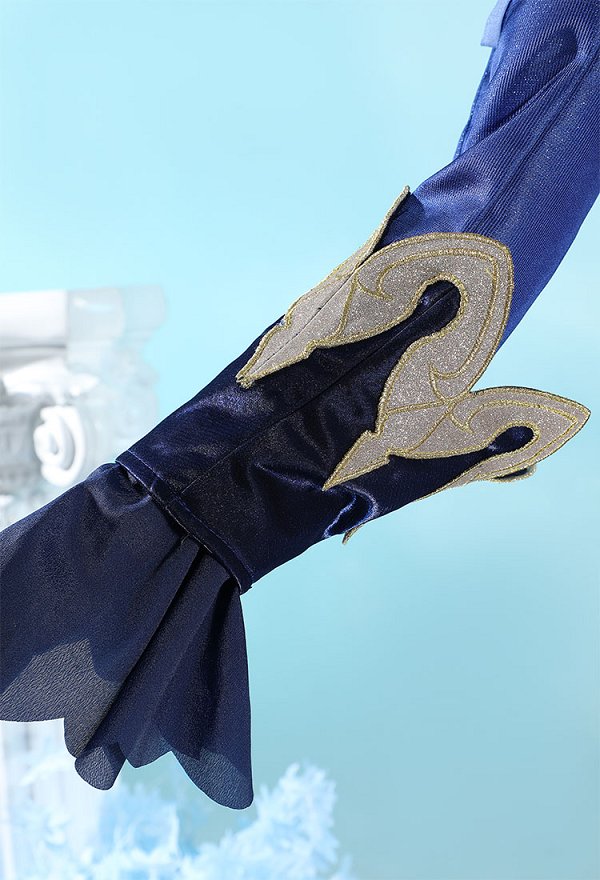 Genshin Impact Furina Disfraz de Cosplay Camisa Shorts con Chaqueta y Gorro