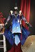 Genshin Impact Ganyu Cosplay Kostüm Neckholder Kleid Kopfbedeckung Handschuhen und Schleife