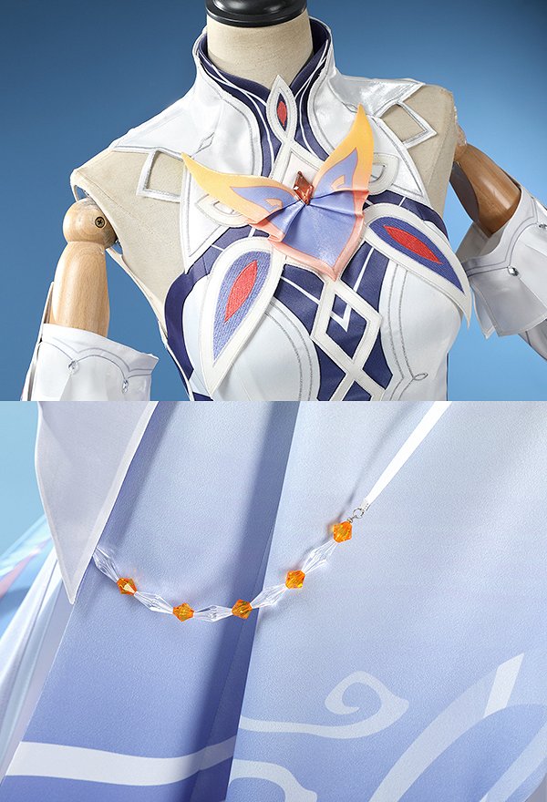 Traje de cosplay de Nicole Reeyn de Genshin Impact con mangas y sombrero Traje de cosplay de Nicole Reeyn de Genshin Impact con mangas y sombrero