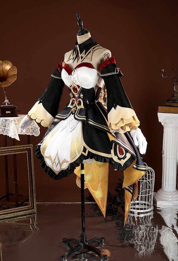 Costume de cosplay Sandrone de Genshin Impact avec ceinture et bas