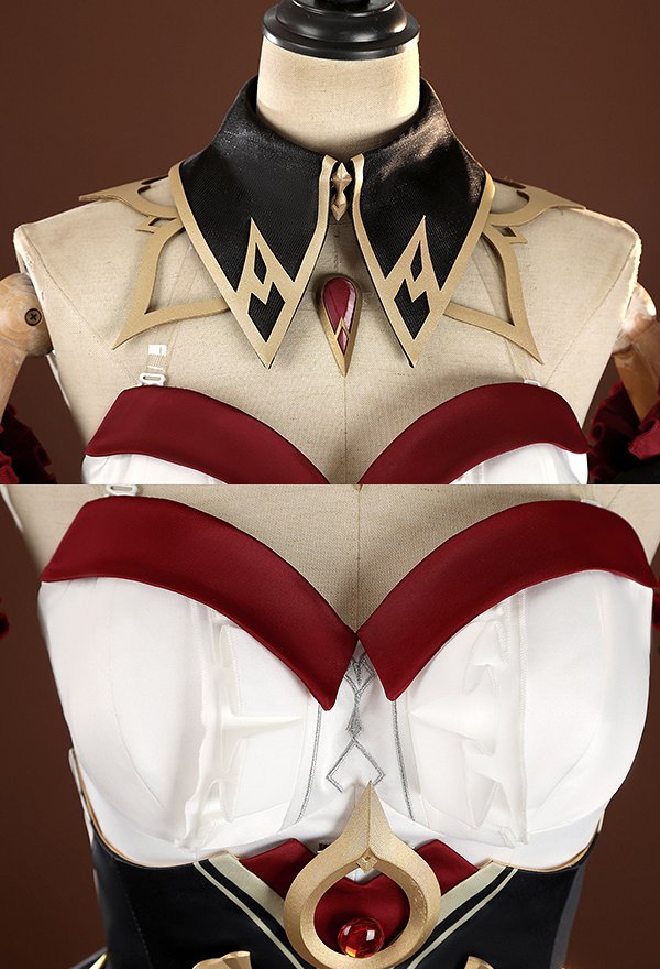 Costume de cosplay Sandrone de Genshin Impact avec ceinture et bas