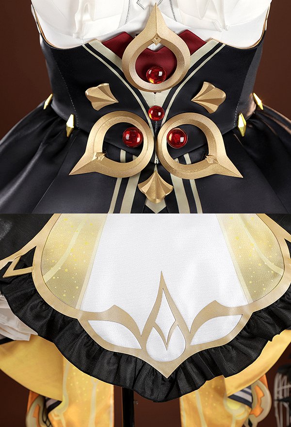 Costume de cosplay Sandrone de Genshin Impact avec ceinture et bas