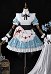 Genshin Impact Miliastra Wonderland Alice Maid Outfit Vestido de disfraz de cosplay con delantal y cinturón