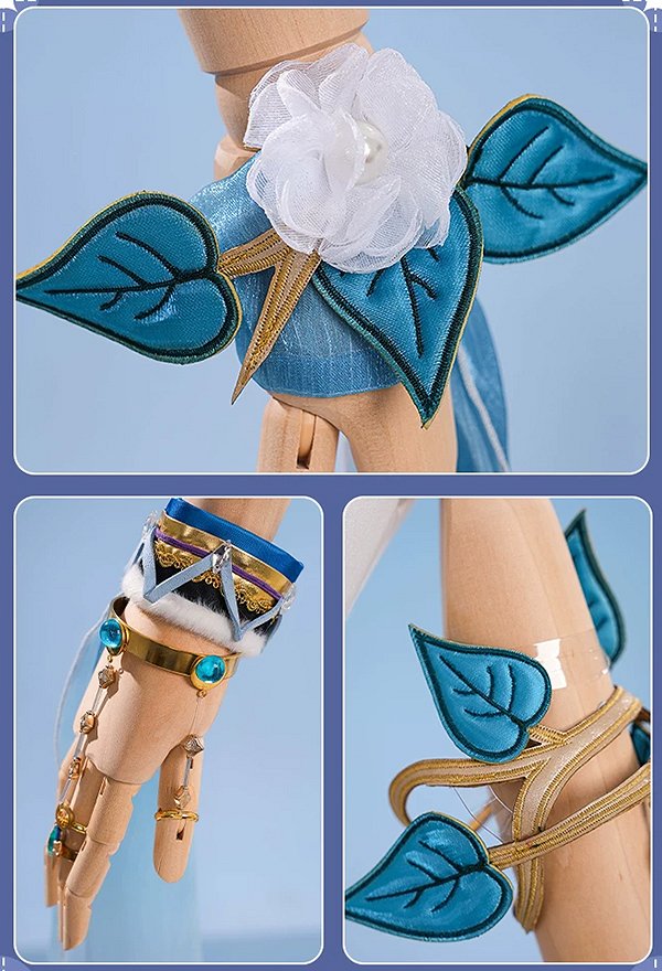 Genshin Impact Lauma Cosplay Costume Dress with Safety Shorts Genshin Impact Lauma Cosplay Costume Dress with Safety Shorts