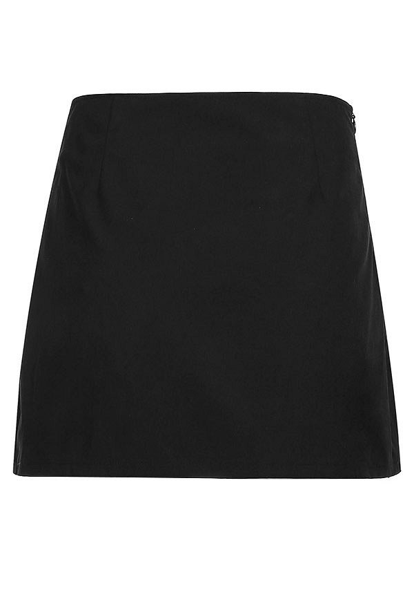 Dunkler Stil Sexy Hoher Taille Rock Schwarz und Rote Minirock Enges Harajuku Style Regenschirmrock