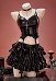Death Book MisaMisa Derivative Gothic Weste Rock Anzug Camisole Rock mit Choker Halskette