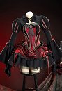 Alice in Wonderland Halloween Gothic Black Red Outfit Set Dark Court Style Off-Shoulder Top and Drawstring Skirt with Jacket