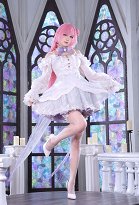 Goddess of Victory: Nikke Dorothy Cosplay Costume Remake Top and Skirt with Train and Headpiece Goddess of Victory: Nikke Dorothy Cosplay Costume Remake Top and Skirt with Train and Headpiece