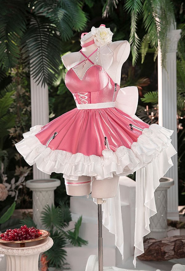 Diosa de la Victoria: Nikke Dorothy Nostalgia Dawn Party Skin Cosplay Costume Body con calcetines y cinturón Diosa de la Victoria: Nikke Dorothy Nostalgia Dawn Party Skin Cosplay Costume Body con calcetines y cinturón