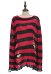 Gothic Gothic Pullover Striped Punk Stil Dunkler Stil Lange Arm Oberteile