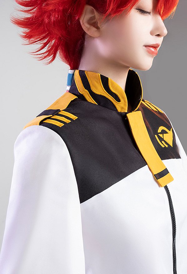 Mobile Suit Gundam The Witch from Mercury Suletta Mercury Cosplay Kostüm Mantel und Shorts Set Mobile Suit Gundam The Witch from Mercury Suletta Mercury Cosplay Kostüm Mantel und Shorts Set