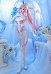 Mobile Lacus Cosplay Kostüm Jumpsuit Overall mit Kopf Accessoire