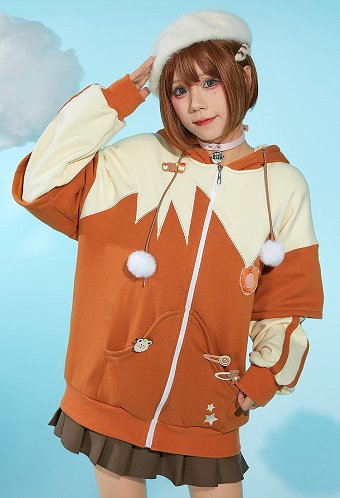 PM Derivado Sudadera con capucha y guantes de pata peluda sudadera con capucha kawaii