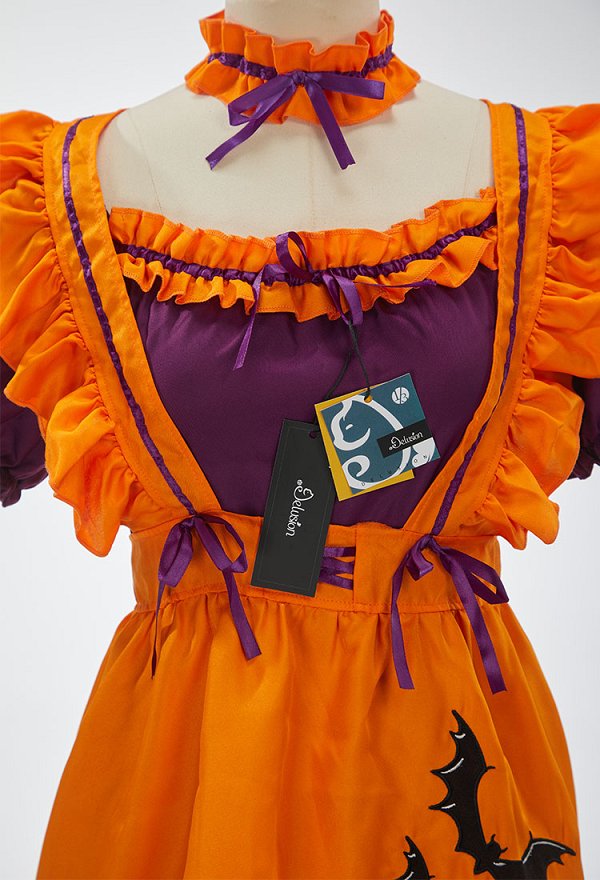 1/3 Delusion Disfraz de sirvienta para Halloween para mujer vestido Lolita con delantal y tocado 1/3 Delusion Disfraz de sirvienta para Halloween para mujer vestido Lolita con delantal y tocado
