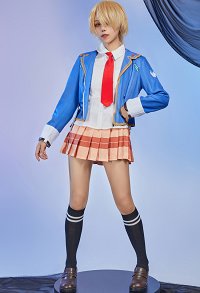 Heaven Burns Red: Official Trailer Kayamori Ruka Cosplay Costume Shirt and Skirt with Jacket