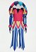 Hell Boss Fizz Cosplay Costume de Clown Chemise et Pantalon avec Gants et Chapeau