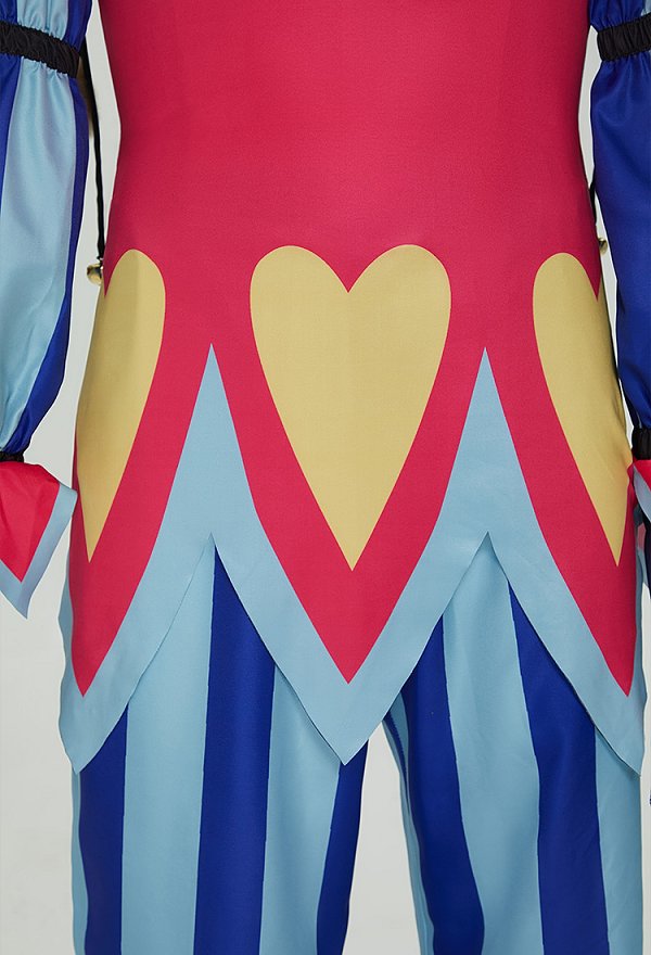 Hell Boss Fizz Cosplay Costume de Clown Chemise et Pantalon avec Gants et Chapeau