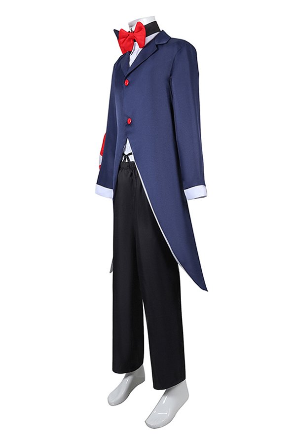 Hell Boss Moxxie Cosplay Costume Tuxedo Jacket and Shirt with Trousers and Bowtie