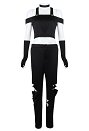 Hell Boss Millie Cosplay Costume Strap Crop Top and Long Pants with Gloves