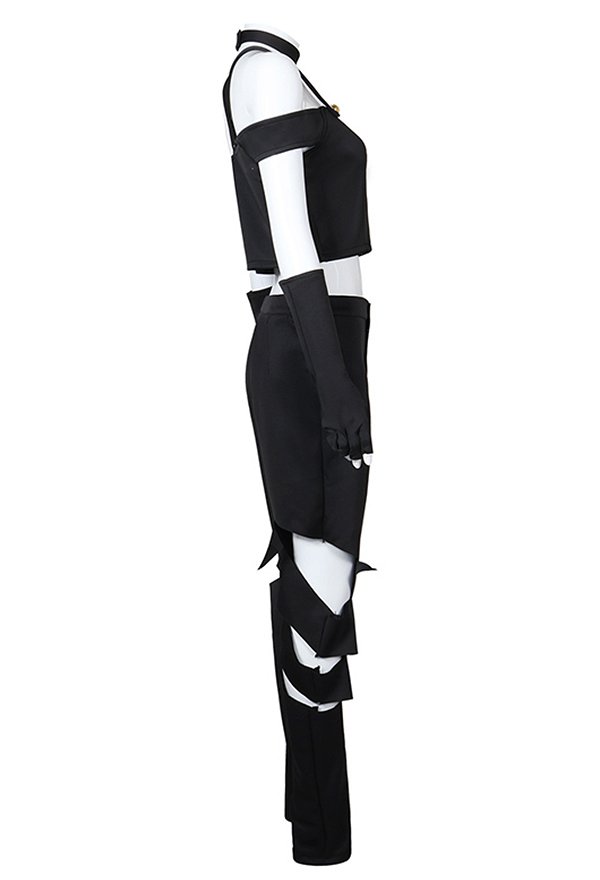Hell Boss Millie Cosplay Costume Strap Crop Top and Long Pants with Gloves Hell Boss Millie Cosplay Costume Strap Crop Top and Long Pants with Gloves