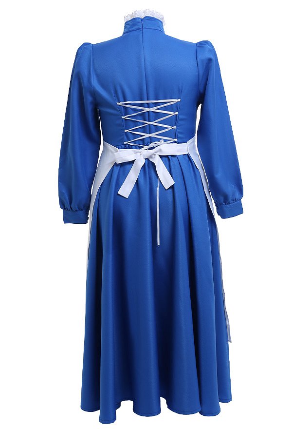 Howl's Moving Castle Costume de Cosplay Sophie Hatter Robe Bleue Grande Taille Curvy Cosplay