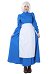 Howl Magical Flying Castle Vestido de Cosplay de Howls Moving Castle Sophie Blue