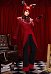 Hell Hotel Radio Demon Cosplay Costume Top and Long Pants with Jacket and Gloves