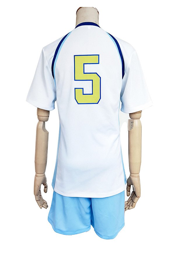 Volleyball Boy!! Kamomedai High School Korai Hoshiumi Number 5 Cosplay Costume Volleyball Uniform