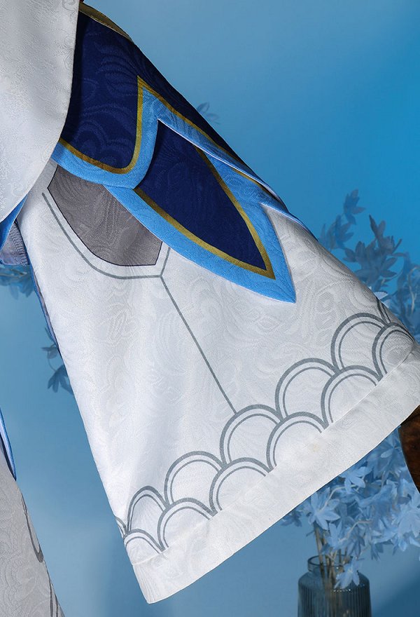 Honkai: Star Rail Bailu Cosplay Costume Dress and Jacket with Sleeves and Tail