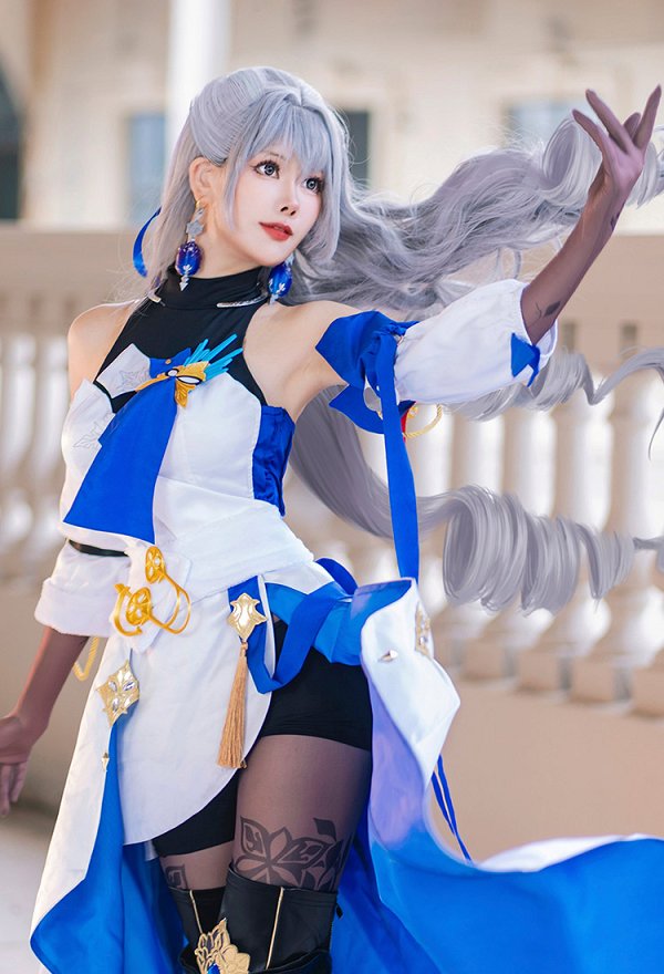 Honkai Star Rail Bronya Rand Cosplay Costume Dress Set with Pantyhose Sleeves Accessories Honkai Star Rail Bronya Rand Cosplay Costume Dress Set with Pantyhose Sleeves Accessories