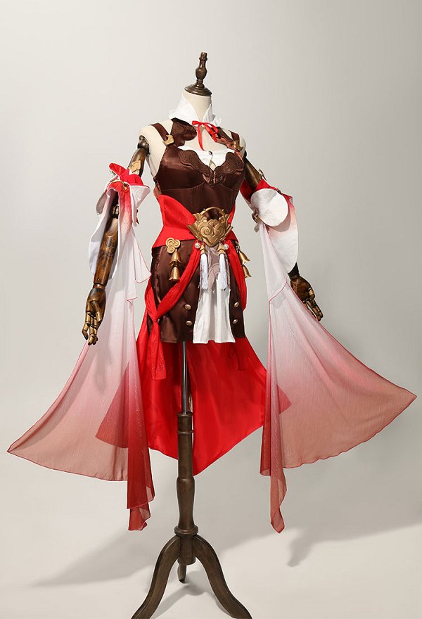Honkai: Star Rail Tingyun Cosplay Costume Dress Set with Full Accessories