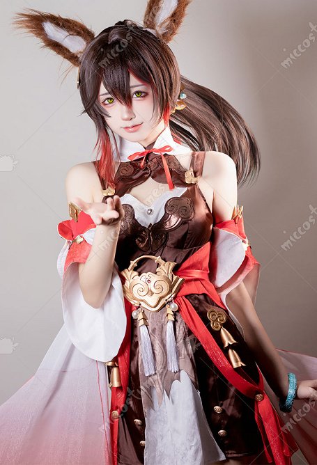 Honkai: Star Rail Tingyun Cosplay Costume Ensemble Robe avec Accessoires Complets