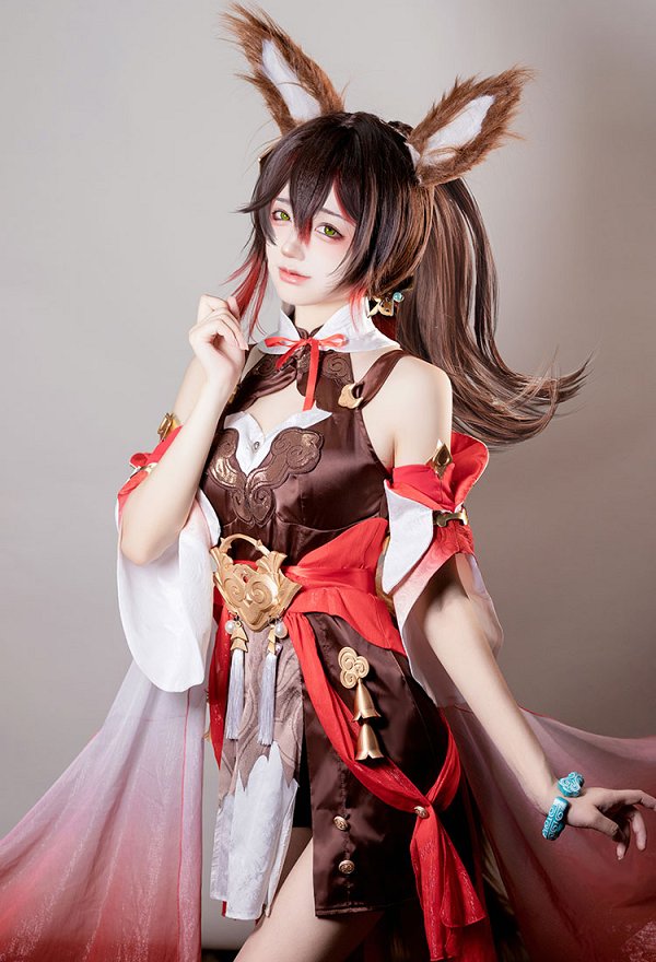 Honkai: Star Rail Tingyun Cosplay Costume Dress Set with Full Accessories