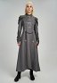 House of the Dragon Rhaenyra Targaryen Cosplay Costume Long Coat and Pants with Gloves Earrings