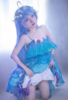 Honor of Kings: World Costume de Cosplay New Heroine Mermaid Doria Ensemble de Robe Honor of Kings: World Costume de Cosplay New Heroine Mermaid Doria Ensemble de Robe