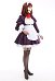 High-Rise Invasion Costume de Cosplay Maid Mask Robe Set Halloween avec Masque Jupon Tablier Bas