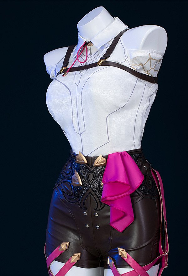 Honkai: Star Rail Kafka Cosplay Costume Shirt and Pants with Coat and Gloves