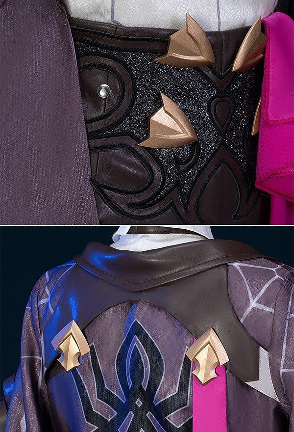 Honkai: Star Rail Kafka Cosplay Costume Shirt and Pants with Coat and Gloves
