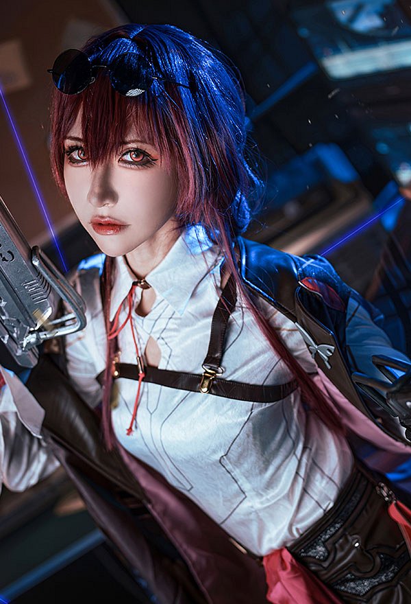 Honkai: Star Rail Kafka Cosplay Costume Shirt and Pants with Coat and Gloves