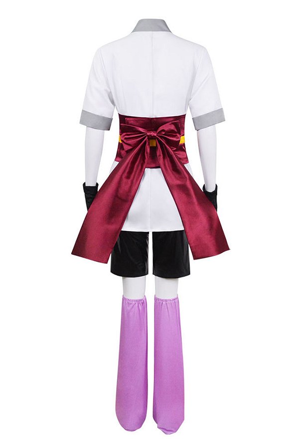 Hunter Machi Komacine Cosplay Kostüm Oberteil und Shorts mit Taillengürtel und Handschuhen Hunter Machi Komacine Cosplay Kostüm Oberteil und Shorts mit Taillengürtel und Handschuhen