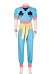 Hunter Hisoka Blue Outfit Cosplay Costume Lining and Top with Pants and Belt