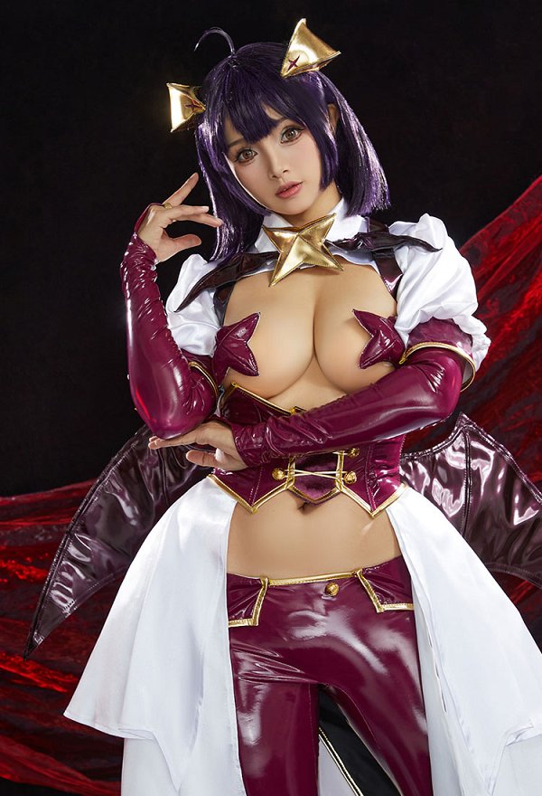Gushing Over Magical Girls Hiiragi Utena Cosplay Costume Short Top and Leather Pants with Skirt and Wings