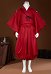 Dog Demon Disfraz de Cosplay Traje de Kimono Rojo Top y Pantalón