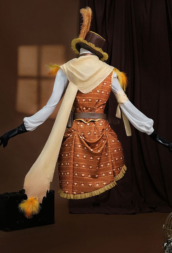 Identity V Martha Behamfil Coordinator Cosplay Costume Vest and Skirt with Shirt Hat