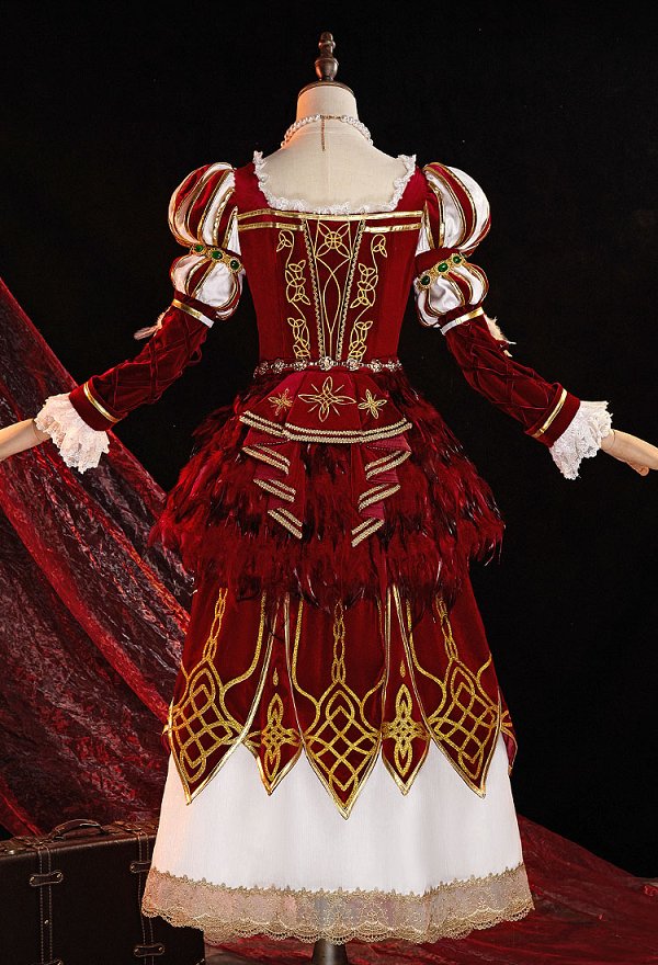 Identity V Psychologue/Ada Mesmer Costume de cosplay Robe élégante et jupe avec voile